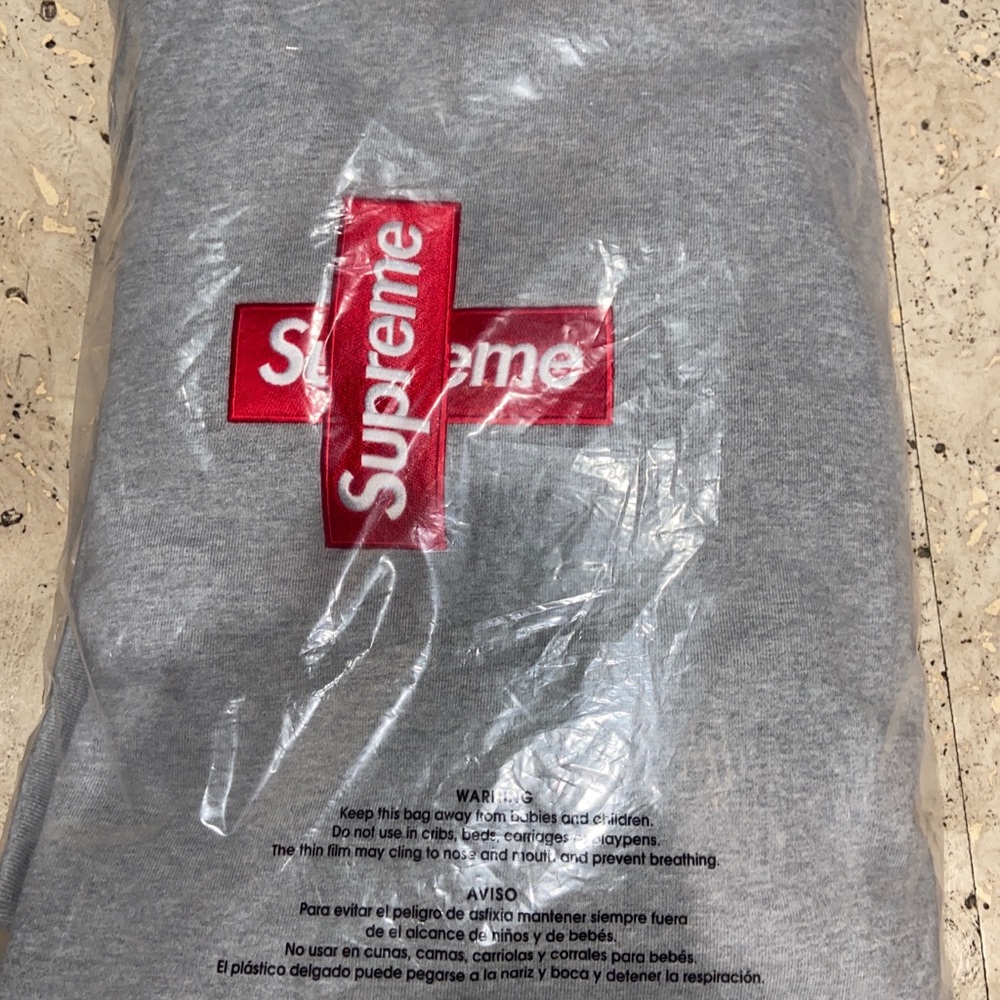 Supreme Crossbox Logo Hoodie